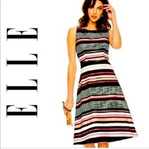 Women’s Elle Bold Striped Celine A-Line Dress Size Small